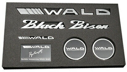 【M 039 s】WALD ブラックバイソン エンブレムセット Type1／／Black Bison ベンツ BMW アウディ ポルシェ ロールスロイス ベントレー マセラティ ランドローバー ジャガー レクサス トヨタ ニッサン