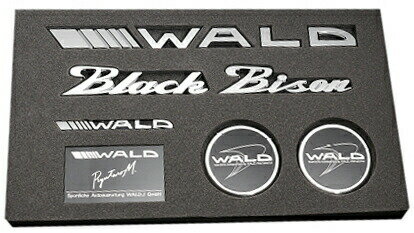 【M 039 s】WALD ブラックバイソン エンブレムセット Type2／／Black Bison ベンツ BMW アウディ ポルシェ ロールスロイス ベントレー マセラティ ランドローバー ジャガー レクサス トヨタ ニッサン