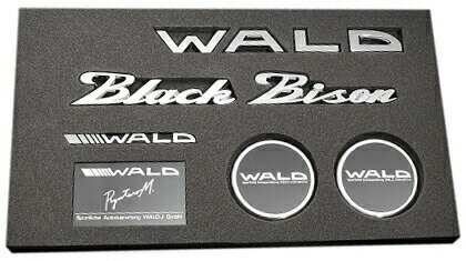 【M 039 s】WALD ブラックバイソン エンブレムセット Type3／／Black Bison ベンツ BMW アウディ ポルシェ ロールスロイス ベントレー マセラティ ランドローバー ジャガー レクサス トヨタ ニッサン