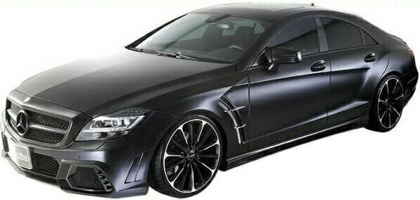 【M's】W218 C218 ベンツ CLS350 CLS550 CLSクラス 前期（2011y-2014y）WALD エアロキット 3点（FRP製）／／AMGスタイリングパッケージ車専用 エアロ ヴァルド バルド SPORTS LINE Black Bison Edition ブラックバイソン フルエアロ