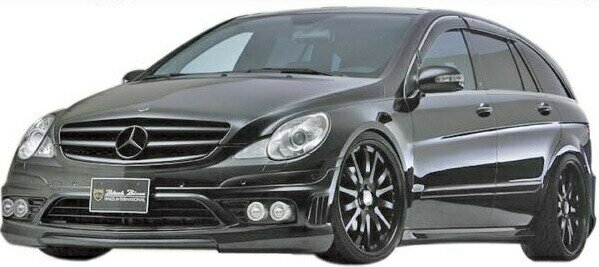 W251 ベンツ Rクラス（-10y）R350 R500 R550 WALD SPORTS LINE Black Bison フロントバンパースポイラー // BENZ ヴァルド スポーツライン ブラックバイソン FRP 未塗装 F オーダー 受注生産 高品質 エムズ 大人気 新品