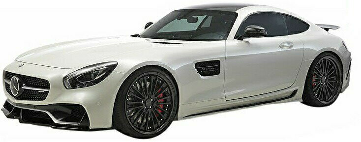 【M's】C190 メルセデス AMG-GT（2015y-）WALD ブラックバイソン フルエアロ 4点キット（カーボン/FRP製）／／ヴァルド SPORTS LINE Black Bison Edition R190 W190 V8 M178 バルド 正規品