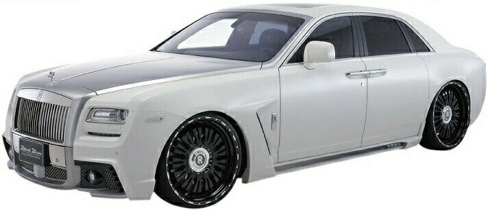 【M's】ロールスロイス ゴースト（2010y-2014y）WALD Black Bison エアロ 3点キット（FRP）／／ROLLS-ROYCE GHOST ヴァルド バルド ブラックバイソン エアロ フロントバンパースポイラー/サイドステップ/リアバンパースポイラー