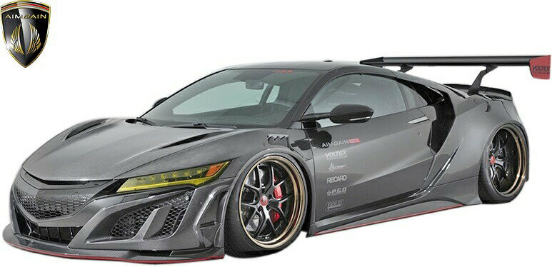 【M's】ホンダ NSX NC1 (2016y-) AIMGAIN GT サイドスポイラー 左右／／エイムゲイン ドライカーボン DRY CARBON エアロ サイドステップ サイドスカート サイドエアロ NS-X N-SX エヌエスエックス HONDA ACURA アキュラ