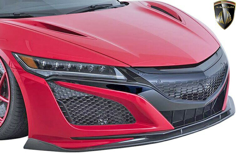 【M's】ホンダ NSX NC1 (2016y-) AIMGAIN SPORT ドライカーボン フロントアンダースポイラー／／DRY CARBON エイムゲイン スポーツ エアロ フロントスポイラー フロントリップ リップスポイラーフロントディフューザー NS-X N-SX エヌエスエックス HONDA ACURA アキュラ