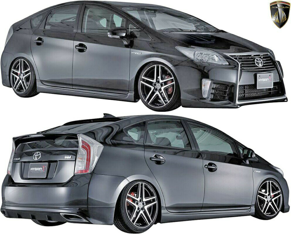 【M's】トヨタ 30系 プリウス ZVW30 (2009y-2015y) AIMGAIN HYBRID Type5 フルキット 3点 (F+S+R)／／エイムゲイン エアロ フルエアロ エアロキット エアロセット TOYOTA プリウスエアロ 30プリウス プリウス30 PRIUS 30PURIUS ハイブリット タイプ5 エアロパーツ