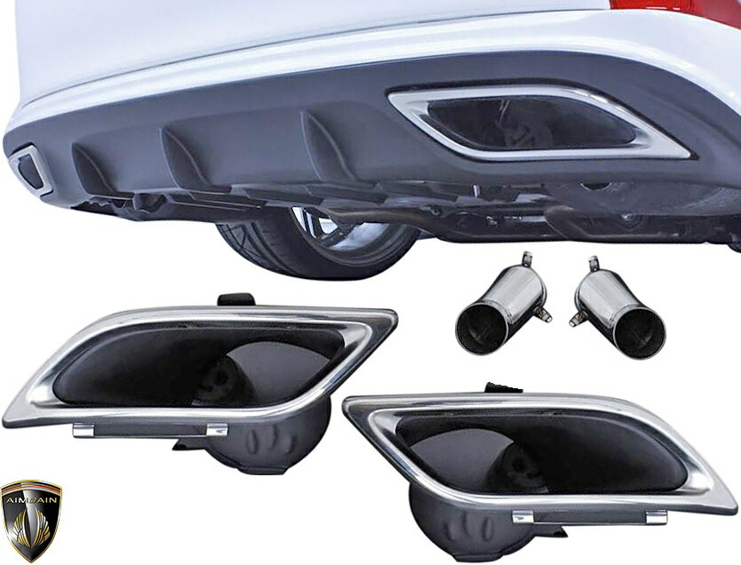 【M's】レクサス 30 IS 前期 F-SPORT (2013.5-2016.9) AIMGAIN 純VIP SPORT タイプ1 専用 マフラーフィニッシャー (マフラーカッター付属) エイムゲイン エアロ パーツ カスタム 外装 LEXUS 30系 30IS IS300h F SPORT Fスポーツ AVE30 AVE35