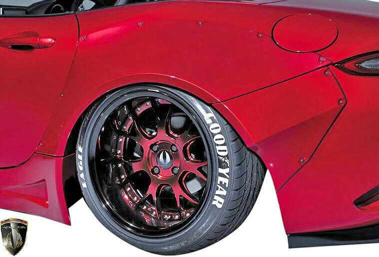 【M's】 マツダ ND ロードスター (2015y-) AIMGAIN GT リアオーバーフェンダー 左右 ( 4ピース / 60mmワイド ) FRP エイムゲイン エアロ パーツ カスタム シンプル 外装 改造 ドレスアップ エイムガイン Roadster ワイドフェンダー オバフェン ワイド
