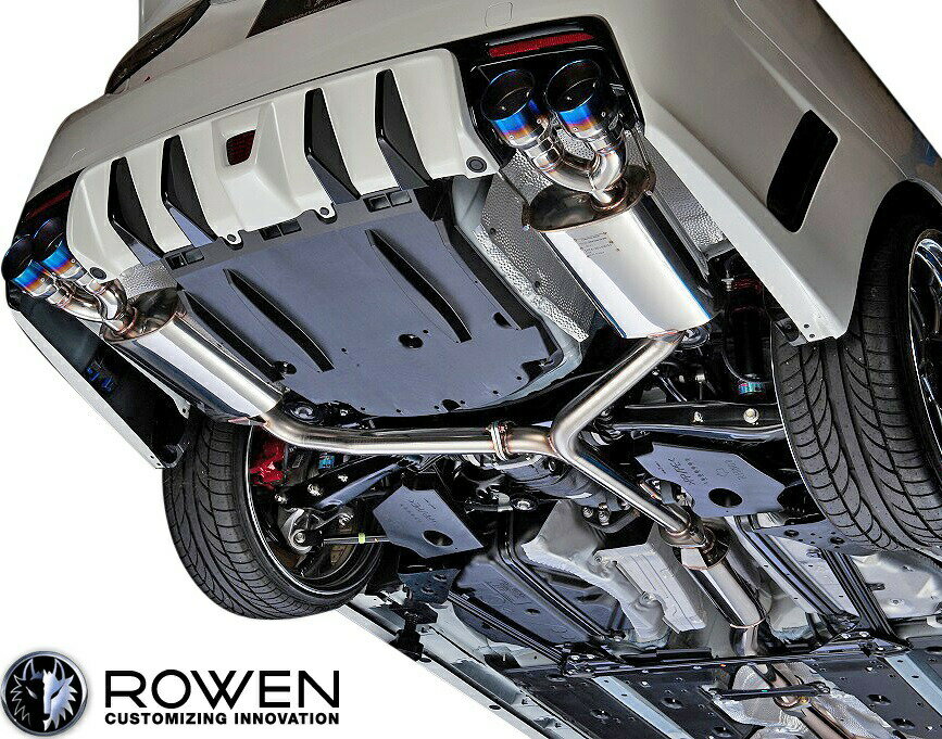 【M's】 トヨタ 130 マークX G's / GR SPORT (2012.08-2016.11 / 2017.09-) ROWEN PREMIUM01S 2.5L チタンテール エキゾースト 左右4本出し マフラー ／／ ロエン ローウェン ローエン ロウェン カスタム MARK X 130マークX GRスポーツ GRX130 GRX133 1T010Z04T