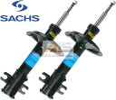 【M's】 フィアット チンクェチェント 0.7/0.9 (1991y-1998y) SACHS フロント ショックアブソーバー 左右 2本 // ザックス ショック ダンパー 2個 セット 左前 右前 フロント左 フロント右 社外 パーツ 部品 足回り FIAT CINQUECENTO 旧型 旧式 170-493 170493 170 493