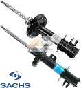 【M's】 フィアット 199 プント / プントエボ 1.4 (2010y-2018y) SACHS フロント ショックアブソーバー 左右 2本 // 正規 ザックス ショック ダンパー 2個 セット 左前 右前 社外 パーツ 部品 足回り FIAT PUNTO EVO エヴォ 313-552 315-873 313552 315873 313 552 315 873