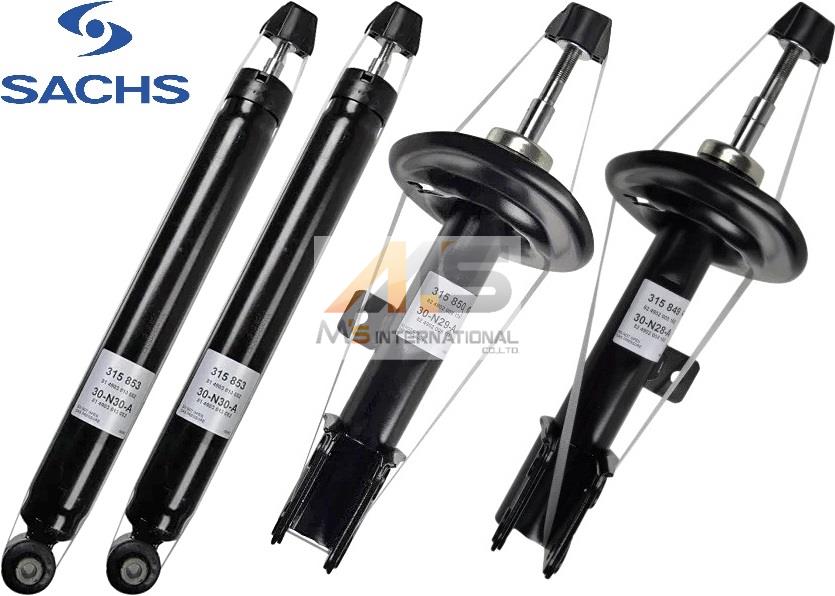 【M's】プジョー 3008 T8 5F02 (2010y-2016y) SACHS ショックアブソーバー 1台分 4本 ／／ 正規 ザックス ショック ダンパー 4個 セット SET フロント リア 社外 パーツ 部品 足回り 外装 Peugeot 315-849 315-850 315-853 315849 315850 315853 315 849 315 850 315 853