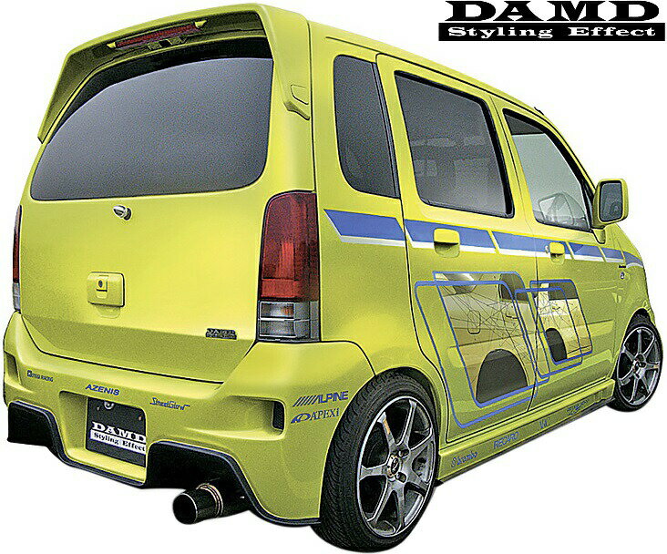 【M's】 スズキ ワゴンR RR MC11S MC21S MC12S MC22S (1998.10-2003.9) DAMD Styling Effect サイドスカート 左右 ／／ ダムド エアロ パーツ 社外 外装 正規 本物 部品 改造 人気 カスタム スタイリングエフェクト WAGON-R MC 軽自動車 ワイスピ サイド ステップ スポイラー