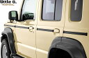 【M's】 スズキ JC74 ジムニーノマド 5ドア (2025.4-) DAMD little G. TRADITIONAL NOMADE用 サイドモール ダムド リトルG トラディショナル ジムニー ノマド エアロ 社外 パーツ 部品 外装 改造 カスタム ドレスアップ エクステリア 74ノマド 5D 新型