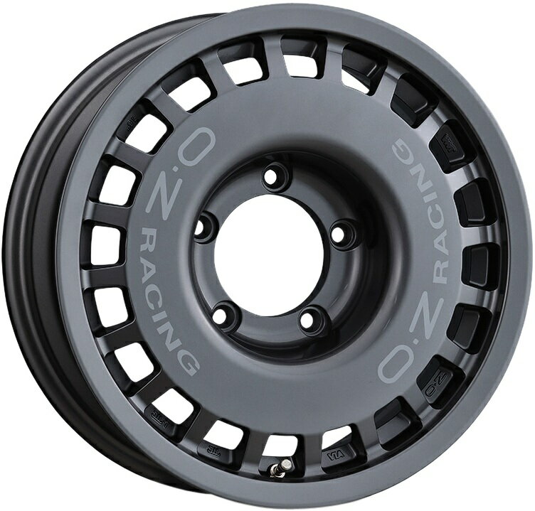 【M's】 ジムニーシエラ JB74W (2018.7-) OZ Racing Rally Racing 4×4 16インチ ホイール 5本 セット (ダークグラファイト) 社外 パーツ 部品 外装 カスタム 新型 スズキ 74ジムニー シエラ JB74 DAMD saudade ダムド サウダージ エアロ OZレーシング ラリーレーシング