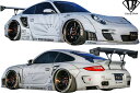 【M's】 ポルシェ 911 997 (2004y-2011y) LB-WORKS Ver.1 コンプリートボディキット 4点 / FRP Liberty Wa...