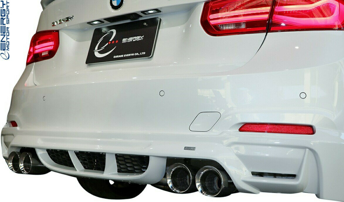 【M’s】 BMW F30 LCI 3シリーズ 後期 (2015y-2019y) ENERGY MOTOR SPORT EVO30.2 左右4本出し オーバル..