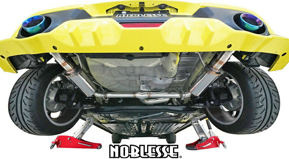 【M's】 スズキ ZC33S スイフトスポーツ 前期 (2017.9 -2020.4) NOBLESSE 6MT用 STDステンレス 左右出し エキゾースト マフラー ／／ ノブレッセ パーツ スポーツマフラー エキゾースト マフラー カスタム 33スイフト SWIFT SPORT ZC33S-S2SS-010