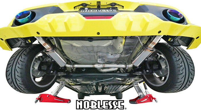 【M's】 スズキ ZC33S スイフトスポーツ (2017.9 -) NOBLESSE 6MT用 STDステンレス 左右出し エキゾースト マフラー ／／ ノブレッセ パーツ スポーツマフラー エキゾースト マフラー カスタム 33スイフト 新型スイフト 現行型 SWIFT SPORT ZC33S-S2SS-010