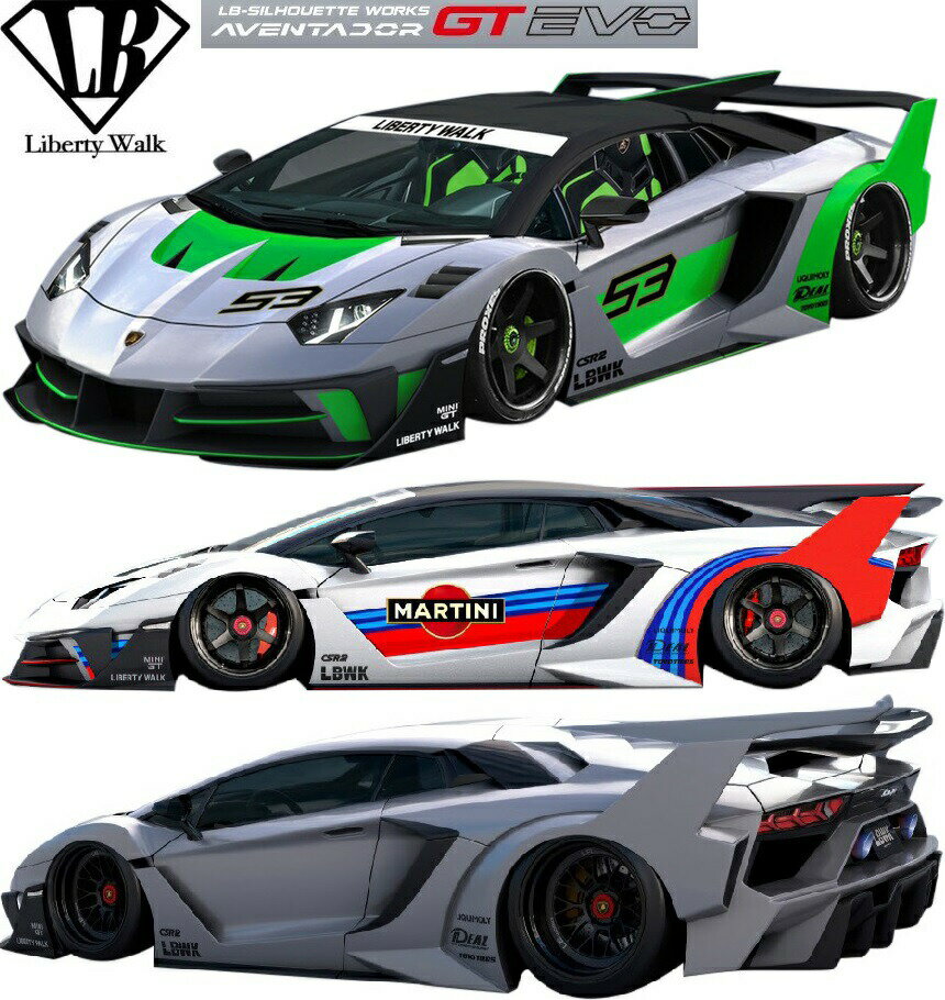 20 LAMBORGHINI 󥿥ɡS / LP700 LB-Silhouette WORKS AVENTADOR GT Evo Complete Body kit (FRP) ե륭å ե륨 å å Хƥ Хƥ Liberty Walk LB륨å  ٥󥿥ɡ