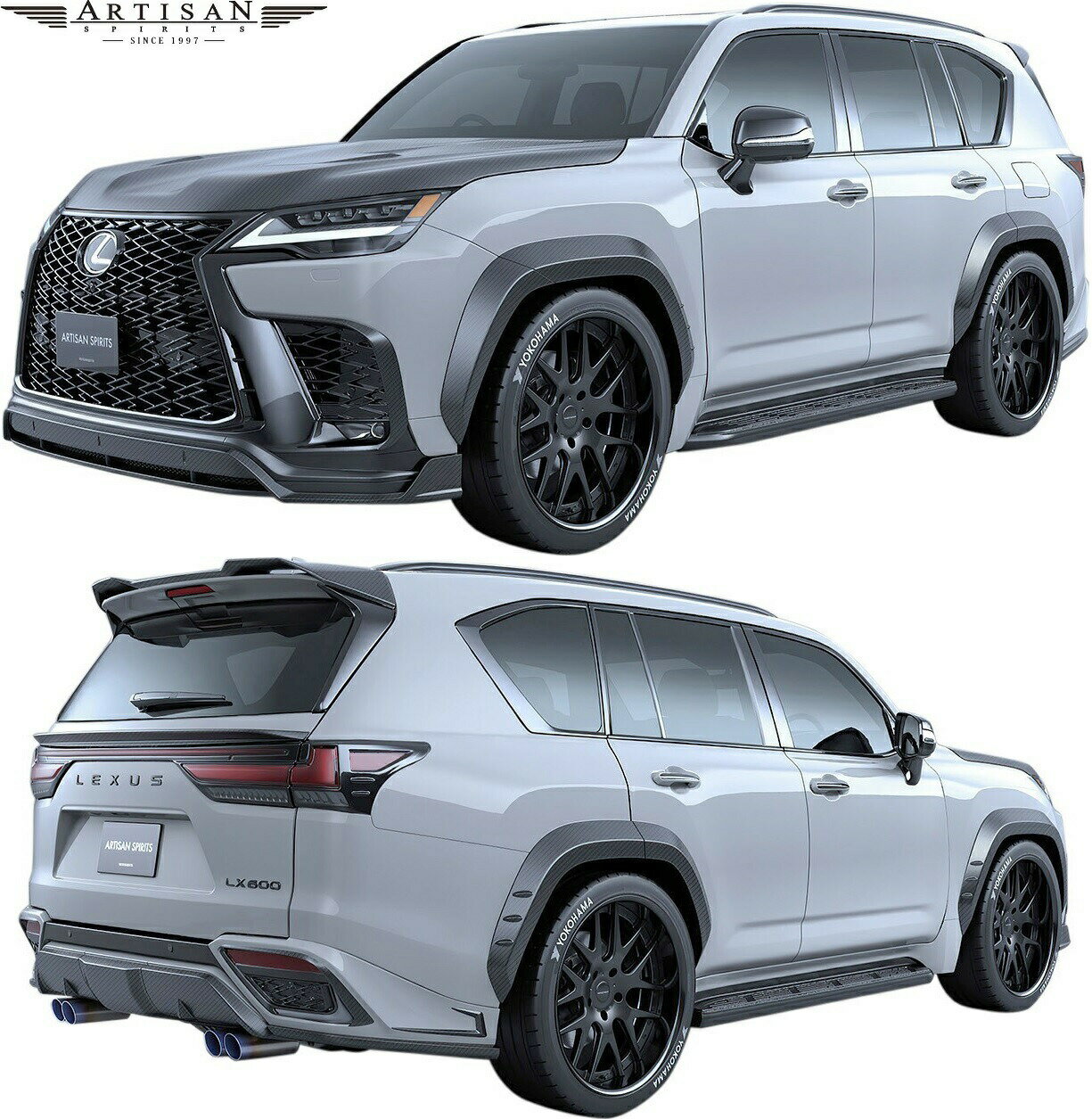 【M’s】 レクサス LX600 VJA310 Fスポーツ用 (2022.1-) ARTISAN SPIRITS BLACK LABEL コンプリートキット 6...