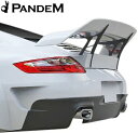 【M's】 ポルシェ 911 997 ノンターボ用 (2004y-2011y) PANDEM リアウイング + ダックテール FRP パンデム セット エアロ パーツ 部品 外装 改造 社外品 カスタム ロケットバニー ロケバニ ポルシェ911 997型 リヤ ウイング ダック