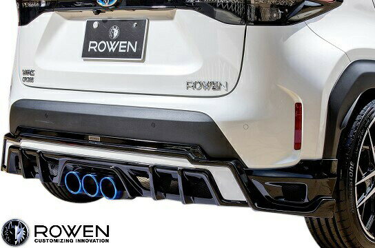 【M’s】 TOYOTA ヤリスクロス MXPB MXPJ (2020.8-) ROWEN リアアンダーディフューザー ／／ ロェン ロ..