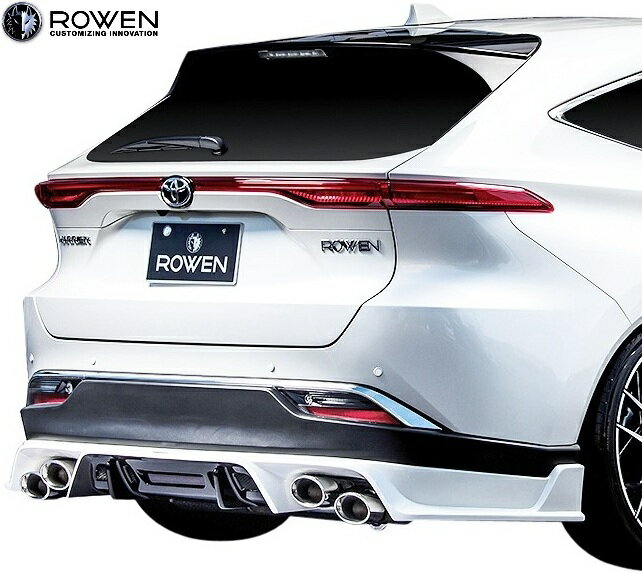 【M's】 80系 ハリアー AXUH MXUA AXUP 前期 (2020.6-) ROWEN リアアンダースポイラー ロェン ロウェン 狼炎 トミーカイラ エアロ パーツ 部品 改造 外装 新型 現行 社外 カスタム ドレスアップ エクステリア トヨタ 80ハリアー 80 HARRIER リア アンダー スカート 1T043P00