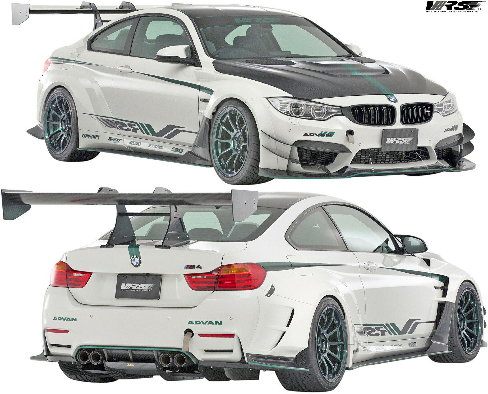 M's F82 BMW M4  (2014y-2020y) VARIS 磻ɥܥǥ ե륭å 6 ܥ CARBON+F...