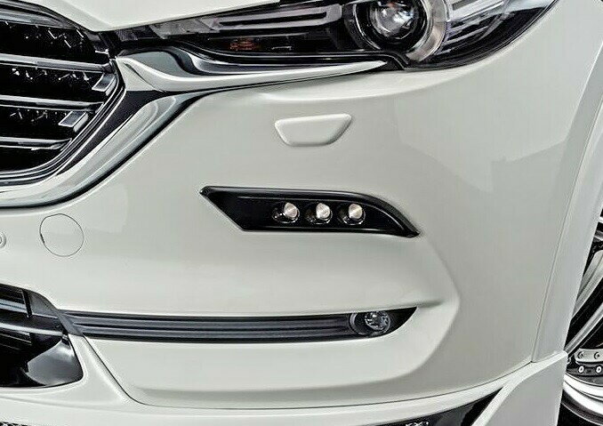 【M's】 マツダ CX-5 KFEP KF5P KF2P (H29.02-R3.10) 前期 Admiration Belta LED スポットKIT 3連 未塗装 アドミレイション ベルタ エアロ パーツ外装 カスタム ドレスアップ アドミレーション MAZDA CX5 シーエックスファイブ LEDフォグ ライト デイライト デーライト