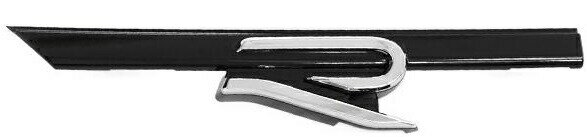 【M's】 VW ゴルフ8 CD 2021y- 純正 Rロゴ フロント エンブレム クローム 130048 5H0853679KFOD フォルクスワーゲン GOLF8 前側 フロント用