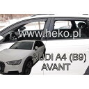 【M 039 s】AUDI アウディ A4 B9 8W アバント (2016-) HEKO ドアバイザー サイドバイザー 1台分 (フロント リア) ヘコ フロントバイザー リアバイザー ダークスモーク アクリル樹脂 社外品 外装 パーツ 部品 4ドア 4D セット Avant ワゴン 310254 4582626810141