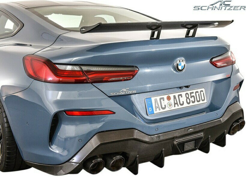 【M’s】 G14 G15 BMW 840i 840d M850i (2018y-) AC SCHNITZER リアディフューザー (ACSリアマフラー用) カーボン 正規 ACシュニッツァー カスタム エアロ パーツ 部品 改造 外装 8シリーズ 2ドア クーペ カブリオレ 新型 現行型 リヤ ディフューザー 5112315510