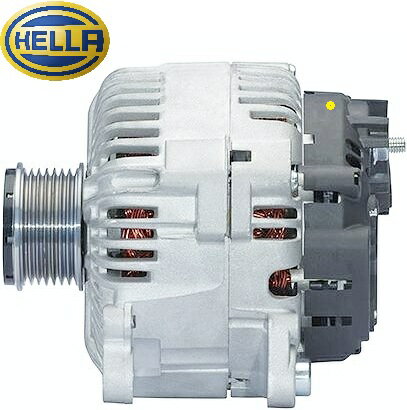 【M's】 アウディ 4L Q7 3.6 (2006.8-2010.5) HELLA オルタネーター ダイナモ 14V 180A OEM パーツ 部品 補修 エンジン AUDI 021-903-016 021-903-016X 955-603-117-00 955-603-117X 021903016 021903016X 95560311700 955603117X 8EL015637261