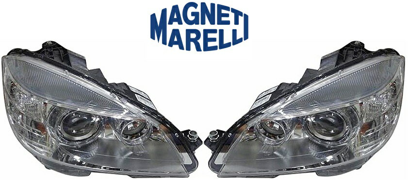 【M’s】 W204 ベンツ AMG Cクラス 前期 (2007y-2010y) MARELLI バイキセノン ヘッドライト ヘッドランプ 左右 純正OEM マレリー 社外品 パーツ 部品 ライト キセノンライト C200 C250 C300 C63 セダン ワゴン クーペ 2048203159 2048203259 204-820-3159 204-820-3259