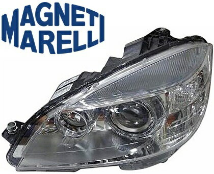 【M’s】 W204 ベンツ AMG Cクラス 前期 (2007y-2010y) MARELLI バイキセノン ヘッドライト ヘッドランプ 左側 左 L 片側 純正OEM マレリー 社外 パーツ 部品 単品 ライト キセノンライト メルセデスベンツ C200 C250 C300 C63 セダン ワゴン クーペ 2048203159 204-820-3159