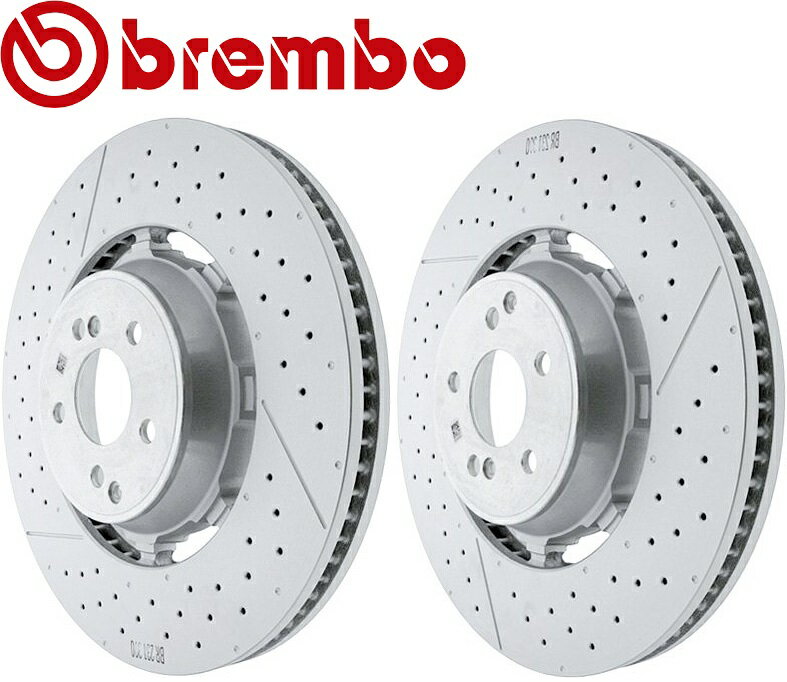 【M’s】 W205 AMG C63 Cクラス (2015.5-) brembo ブレンボ フロント ブレーキローター ディスクローター ブレーキディスク 左右 2個 OEM 社外品 パーツ 部品 足回り 補修 消耗品 純正同等 メルセデス ベンツ S205 C205 C63AMG セダン ワゴン クーペ 231-421-1812 2314211812
