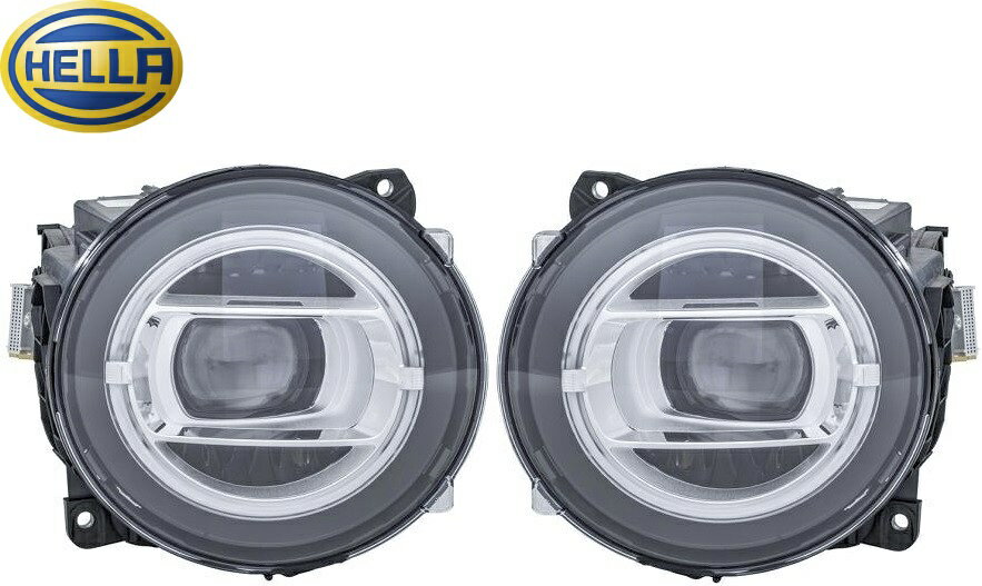 【M's】 W463A ベンツ AMG Gクラス ゲレンデ (2018y-) HELLA マトリックス LED ヘッドライト ヘッドランプ 左右 純正OEM ヘラ 純正同等 社外 パーツ 部品 ライト レンズ 新型 現行型 メルセデスベンツ G350d G400d G550 G63 4639061101 4639061201 463-906-1101 463-906-1201