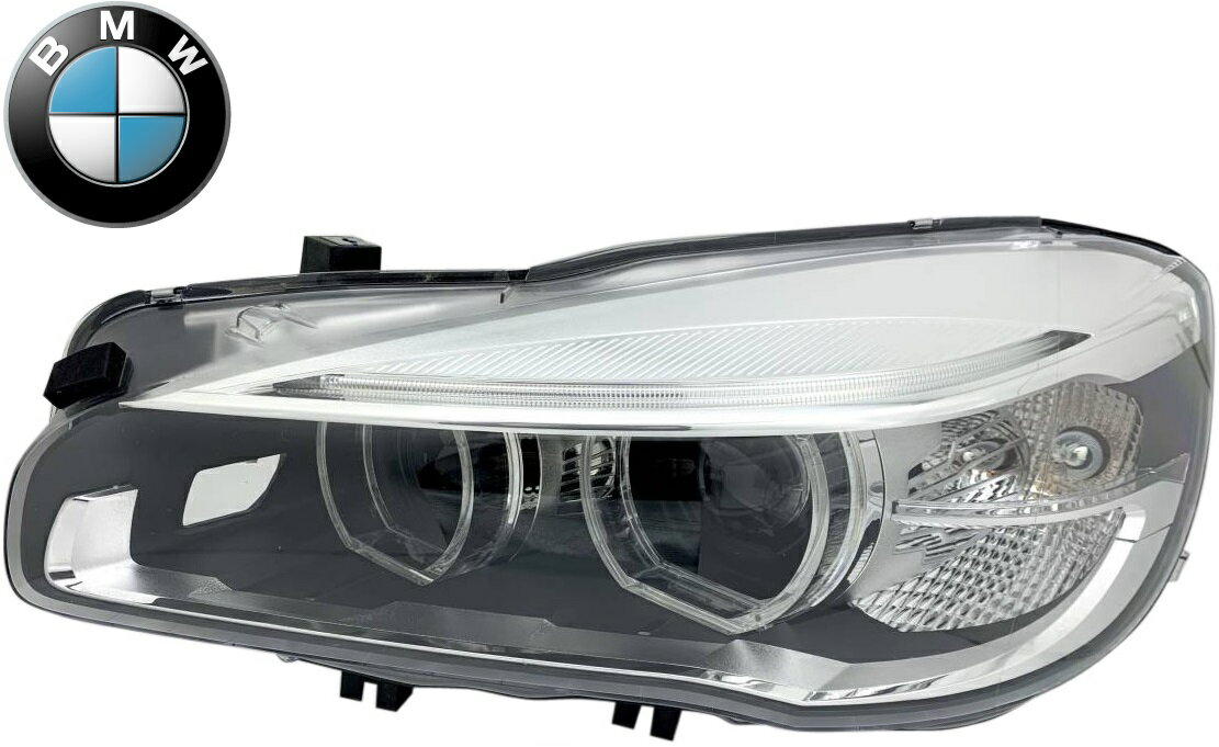 【M’s】 F45 F46 BMW 2シリーズ (2014y-2019y) 純正品 LED ヘッドランプ ヘッドライト 左側 L 左 正規品 純正 正規 パーツ 部品 補修 アクティブツアラー グランツアラー ライト LEDライト LEDランプ ライト ランプ レンズ 6311-7391-403 63117391403
