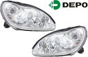 【M’s】 W220 ベンツ AMG Sクラス 前期用 (1998y-2002y) DEPO 後期ルック キセノン ヘッドライト ヘッドランプ 左右 社外品 セット パーツ 部品 カスタム ドレスアップ 改造 外装 ライト S320 S430 S500 S500L S600L S55 S55L S65 S65L デポ 4401133PXRDHMA 440-1133PXRDHMA(2)