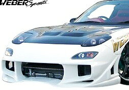 【M's】 マツダ FD3S RX-7 (1991.12-2003.4) WEBER Sports フロントバンパー FRP ウェーバースポーツ エアロ パーツ 部品 外装 改造 社外品 カスタム ドレスアップ エクステリア エアロキット レース ドリフト 旧車 名車 オールドカー アンフィニ RX7 バンパー