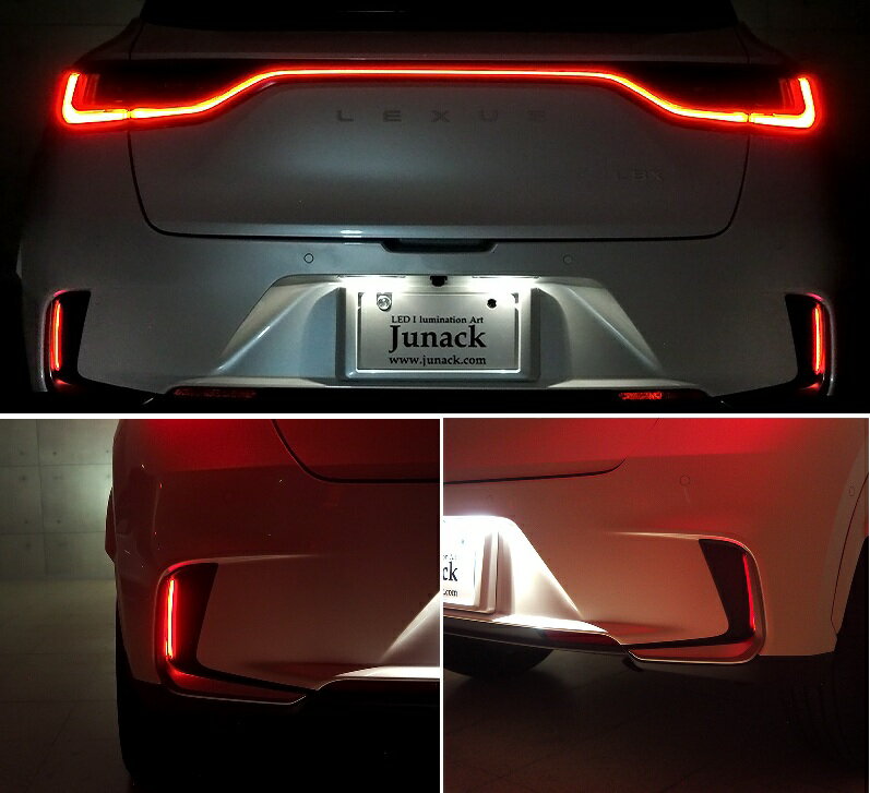 【M's】 レクサス LBX MAYH110 MAYH15 (2023.11-) Junack LEDZARD リ・ザード ダクトイルミネーション 左右 ジュナック 社外 パーツ 部品 外装 カスタム ドレスアップ エクステリア イルミ 新型 現行 レクサスLBX LEXUS リアバンパーサイド LZR-DI-L3R