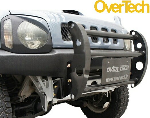 【M's】 ジムニー JB23W (1998y-2018.7) OverTech フロント ワイルドプッシュバー 社外 オーバーテック パーツ 部品 外装 カスタム ドレスアップ エクステリア SUZUKI 23 Jimny 23ジムニー JB23 3代目 バンパーガード Over Tech WLDPBJB23