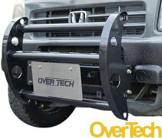 【M's】 バモス HM1 HM2 (1999.6-2018.5) OverTech フロント ワイルドプッシュバー 社外 オーバーテック パーツ 部品 外装 カスタム ドレスアップ エクステリア HONDA VAMOS ホンダ バンパーガード Over Tech WLDPBHM