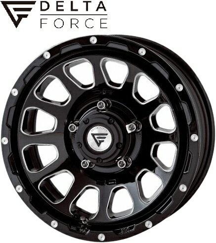 【M's】 スズキ ジムニーシエラ JB74W (2018.7-) DELTA FORCE OVAL 16インチ ホイール 1本 (ブラックマシニング) デルタフォース オーバル 社外 パーツ 部品 新型 現行 足回り カスタム エクシズルライン SUZUKI Jimny Sierra JB74 74ジムニー 16x6.0J -5 5-139.7
