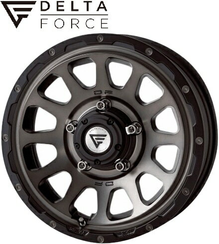 【M's】 スズキ ジムニー JB64W (2018.7-) DELTA FORCE OVAL 16インチ ホイール 1本 (マットスモークポリッシュ) デルタフォース オーバル 社外 パーツ 部品 新型 現行 足回り カスタム EXIZZLE-LINE エクシズルライン SUZUKI Jimny JB64 64ジムニー 16x5.5J +20 5-139.7