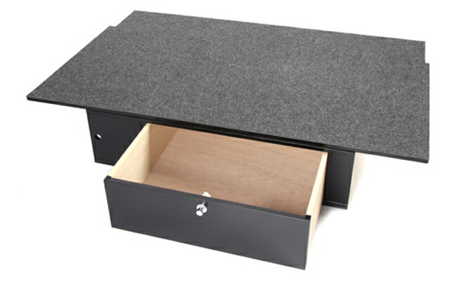 【M's】W463 ベンツ AMG Gクラス（ゲレンデ）IID製 ラゲッジフラットスペース（ロング用）ブラック LUGGAGE FLAT SPACE 社外品 G320L G350L G500L G550L G36 G55 G63 G65 BENZ トランク ボックス 荷物置き 鍵付き カーゴBOX BLACK 黒