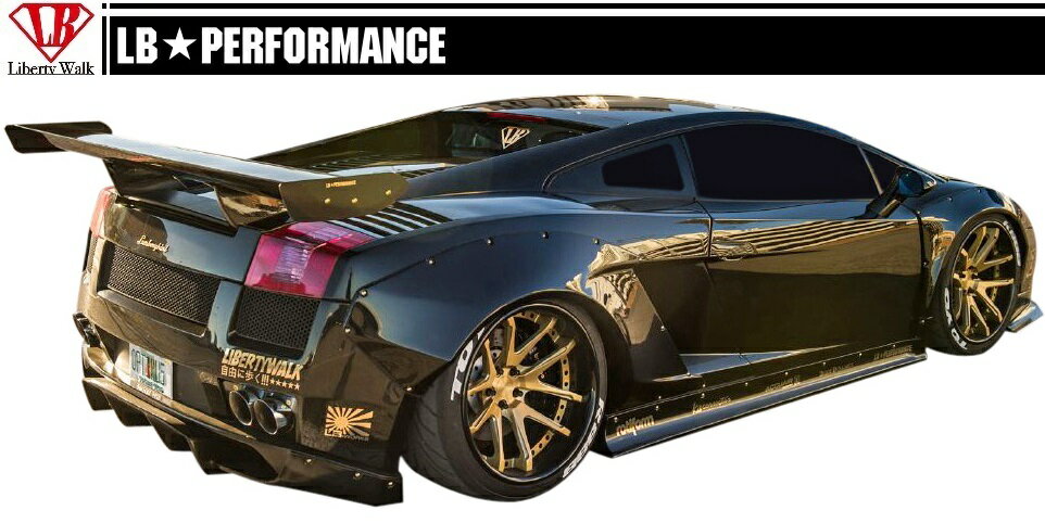 【M's】 ランボルギーニ ガヤルド LB☆PERFORMANCE エアロ フロント バンパー Type.2 ／／ F スポイラー ／Lamborghini Gallard LB-WORKS Body kit リバティウォーク 新品