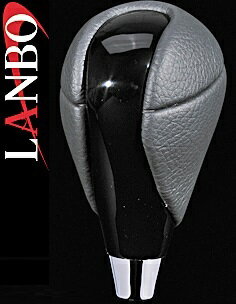 【M's】トヨタ エスティマ 50系(GSR/ACR50・55)LANBO製 Rタイプ オリジナル シフトノブ (ピアノブラッ..