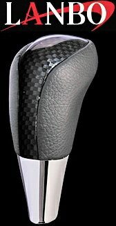 【M's】トヨタ ノア/ヴォクシー/エスクァイア 80系 ZRR80/85(2014y-)LANBO製 シフトノブ Fタイプ (カーボン調)／／社外品 ランボ TOYOTA NOAH VOXY Esquire ボクシー ノア80 80ノア ヴォクシー80 80ヴォクシー エスクァイア80 80エスクァイア 80ボクシー ボクシー80 CARBON